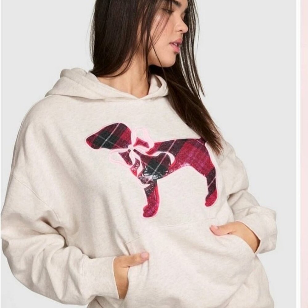 PINK X LoveShackfancy oversized hoodie